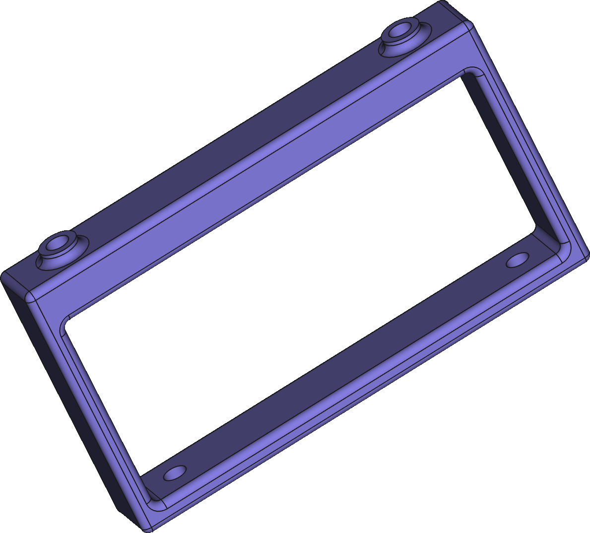 3d view of power mount